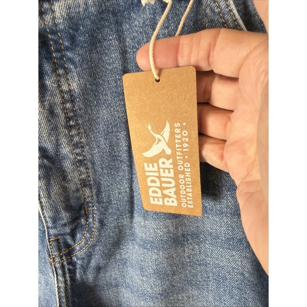 Eddie Bauer Authentic Voyager High Rise Straight Jean Vintage Size 22W NWT 85.00 - Picture 3 of 10